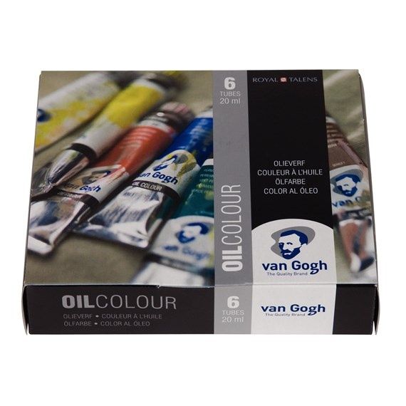 Le Libr'air - Set Débutant Couleurs à l'huile Avec 6 couleurs En Tubes De 20 ml - Van Gogh - Tunisie