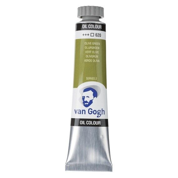 Le Libr'air - Peinture à l'huile Tube 20 ml Vert Olive 620 - Van Gogh - Tunisie
