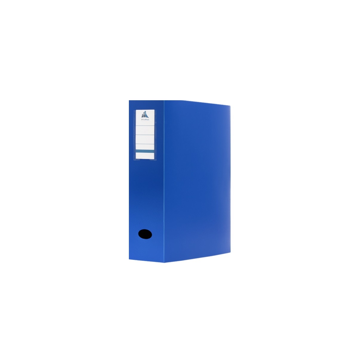 Boite de Classement en PolyPro ESSENTIAL Dos 80 MM Bleu - Officeplast