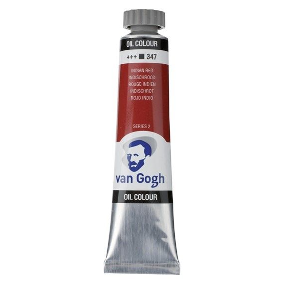 Le Libr'air - Peinture à l'huile Tube 20 ml Rouge Indien 347 - Van Gogh - Tunisie