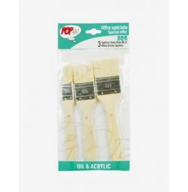 Le Libr'air - Pochette 3 Spalters Soies Beau Blanc 25, 40 & 50 Acrylique & Huile Pébéo - Tunisie