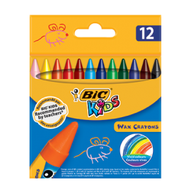 Le Libr'air - Etui De 12 Crayons Wax BIC - Tunisie