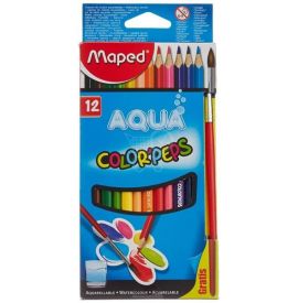 Le Libr'air - Boite De 12 Crayons De Couleur Aquarellables Color'peps MAPED - Tunisie