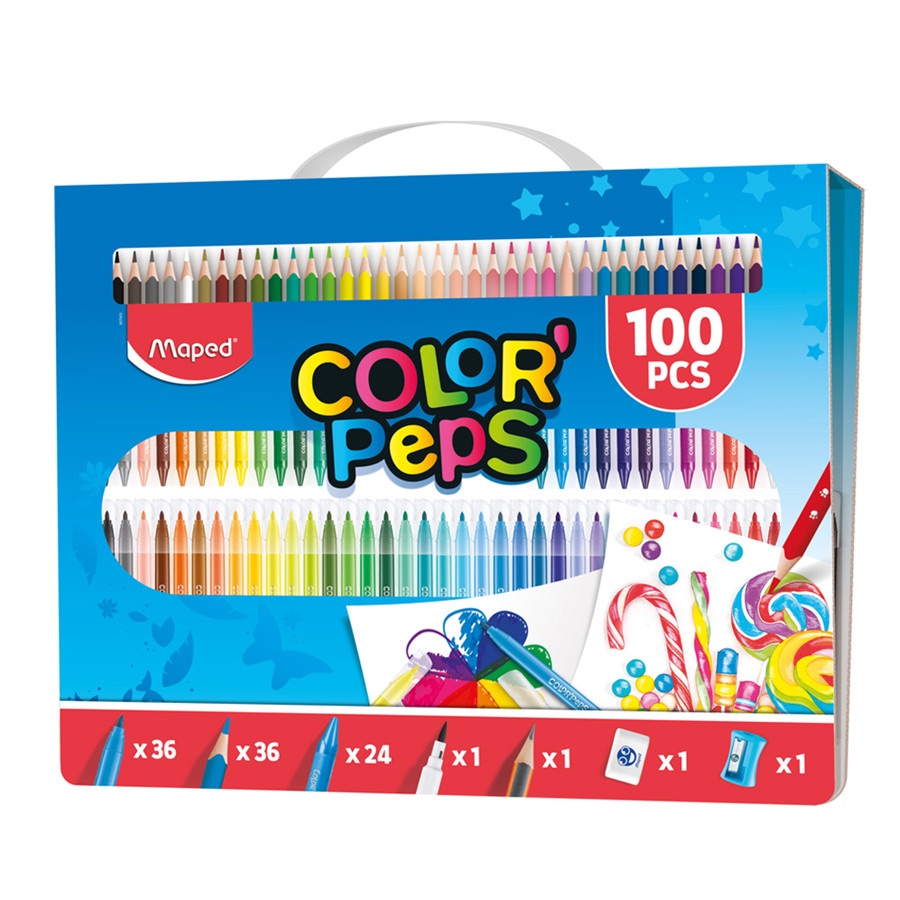Feutre de coloriage Kid couleur x36 BIC : la boîte de 36 crayons à Prix  Carrefour