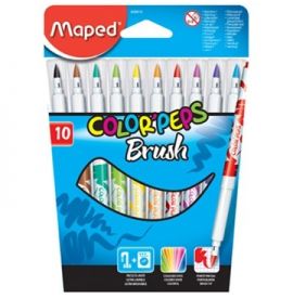 Le Libr'air - Pochette 10 Feutres Color'peps Brush MAPED - Tunisie