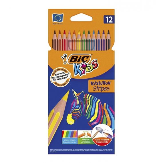 12 feutres de coloriage Bic Kids couleur - Stylos feutres