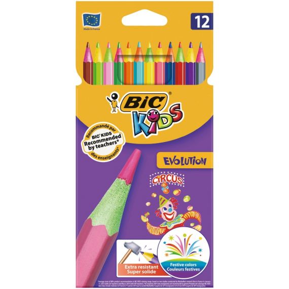 Le Libr'air - Crayon Coloriage Bic Kids Evolution Circus 12/18 - Tunisie