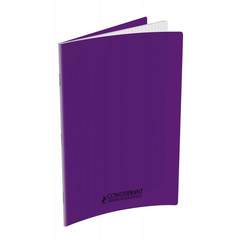Cahier 17x22 48 Pages Violet: Cahier Petit Format Grands Carreaux 48 Pages  | Cahier de Brouillon Premier Prix (French Edition)