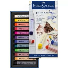 Le Libr'air - Boîte de 12 Pastels tendres - Faber Castell - Tunisie