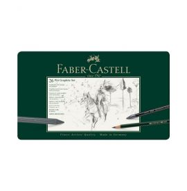 Le Libr'air - Coffret Pitt Graphite, boîte de 26 - Faber Castell - Tunisie