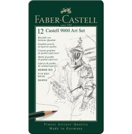 Le Libr'air - Crayon graphite Castell 9000, Art Set, boîte de 12 - Faber Castell - Tunisie