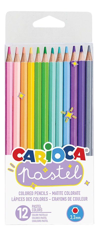 Crayons Aquarelles boite 12 pièces-Carioca Tunisie