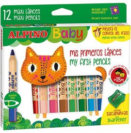 Coffret 12 Crayons ALPINO Baby