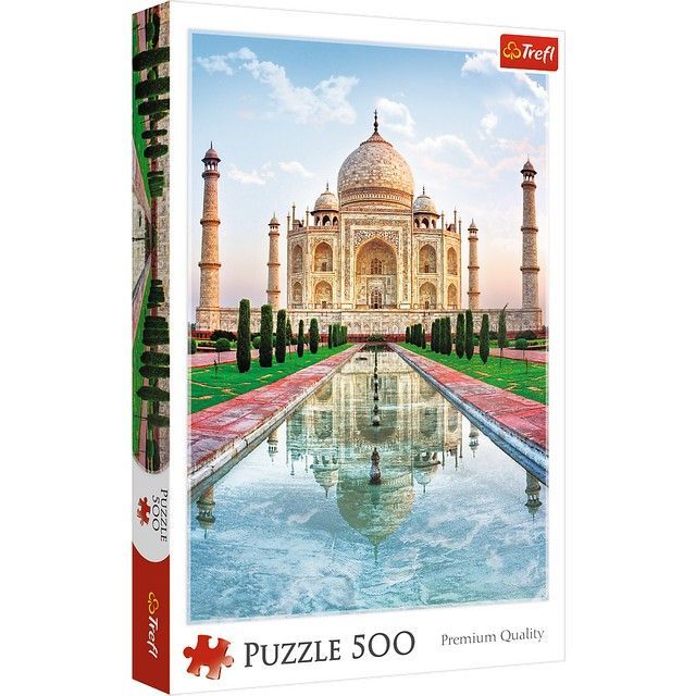 TREFL Puzzle Adulte et enfant Taj Mahal India 500 pièces 34 x 48 cm