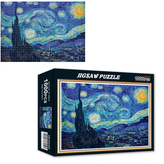 JIGSAW Puzzle Adulte La nuit étoilée 1000 pièces 50 x 70 cm