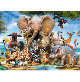 Le Libr'air - JIGSAW Puzzle Adulte et enfant Animaux de la jungle 1000 pièces 50 x 70 cm - Tunisie