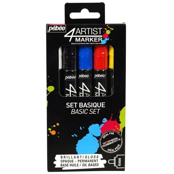 Pébéo 4Artist Marker - marqueur peinture à l'huile - pointe