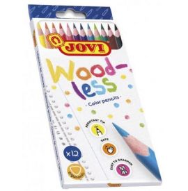 Le Libr'air - Lot de 12 crayons de couleur sans bois JOVI - Tunisie