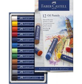 Le Libr'air - Boite de 12 Pastels à l'huile - Faber Castell - Tunisie