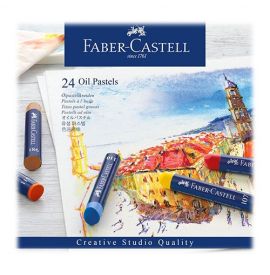 Le Libr'air - Boîte de 24 Pastels à l'huile - Faber Castell - Tunisie