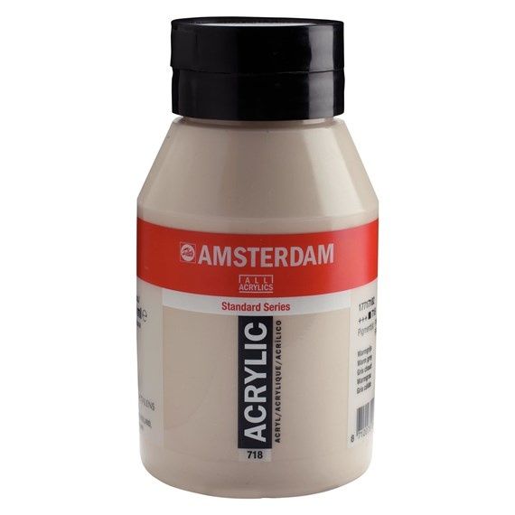 Le Libr'air - Standard Series Acrylique Pot 1000 ml Gris Chaud 718 - Amsterdam - Tunisie