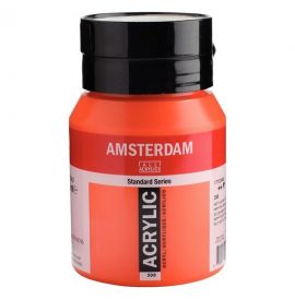 Le Libr'air - Standard Series Acrylique Pot 500 ml Rouge Naphtol Clair 398 - Amsterdam - Tunisie